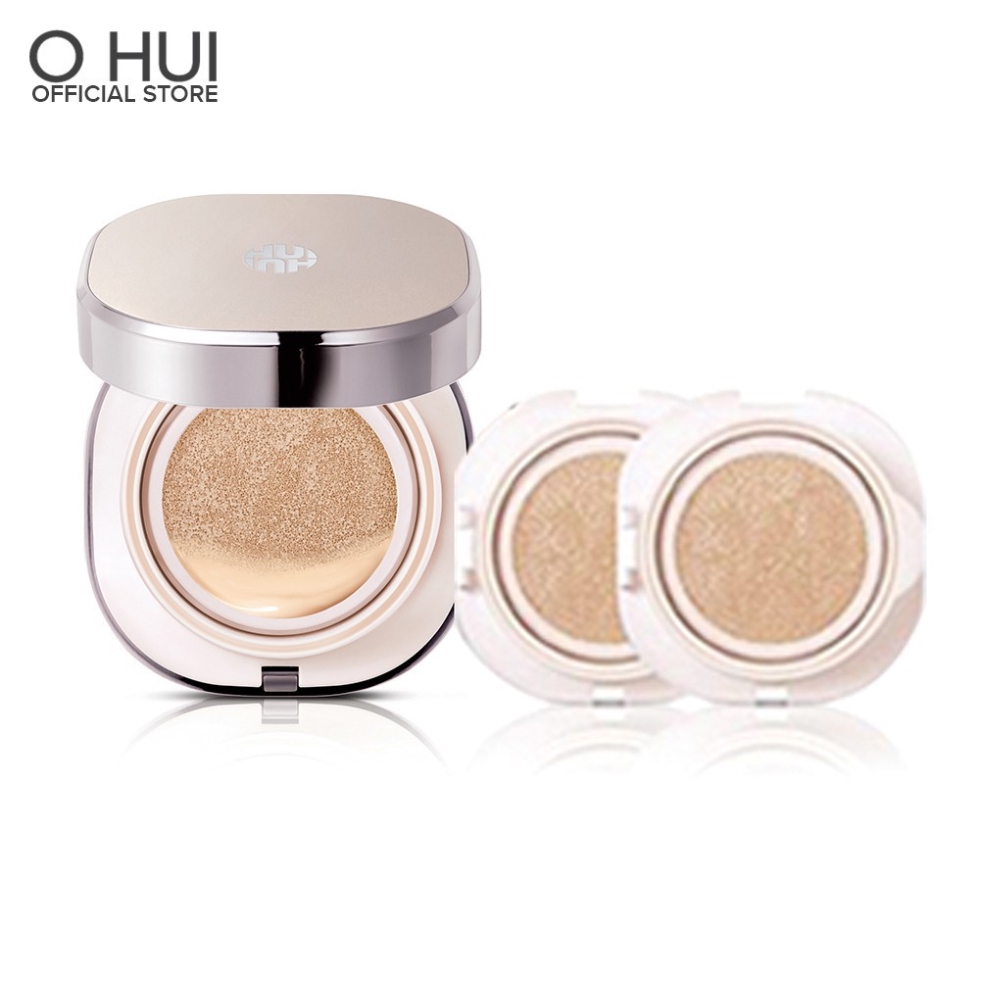 Phấn Nước Dưỡng Ẩm Kèm 2 Lõi Refill OHUI Miracle Moisture Chiffon SPF50 45g