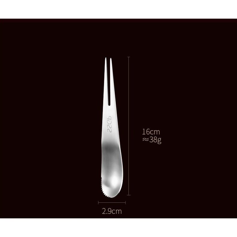 Muỗng - Nĩa Đa Năng Inox 304 - SSGP - 16x2.9cm 38g