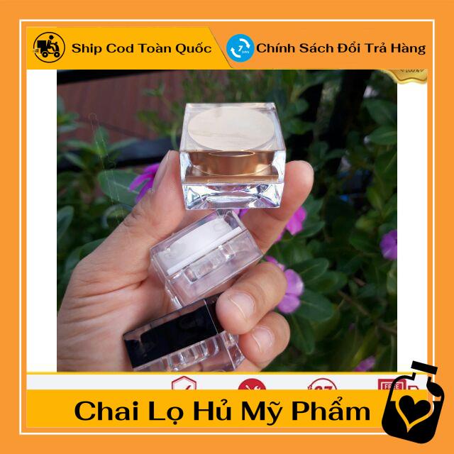 [TOP GIÁ RẺ] Hũ chiết mỹ phẩm vuông 5g đựng kem face ,Xưởng Chai Lọ