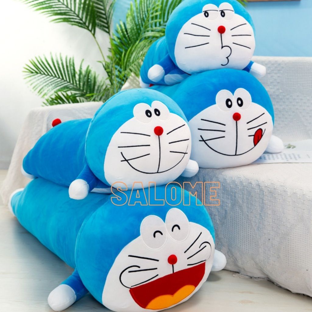 Gấu Bông Doraemon Nằm Size 1m tphcm, Gấu Bông Doremon To, Kiểu Dáng Cute, Thú Nhồi Bông doremon Cute Dễ Thương Đẹp