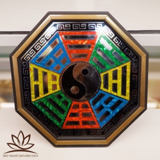 Gương bát quái phong thủy gương bát quái âm dương gương bát quái kiếng chạm