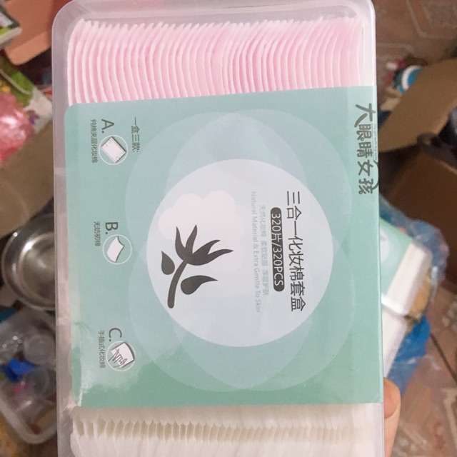 Hộp 320 bông tẩy trang