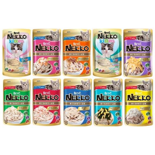 MTPETSHOP pate cho mèo neko Pate Nekko dạng gói cho mèo 70gr