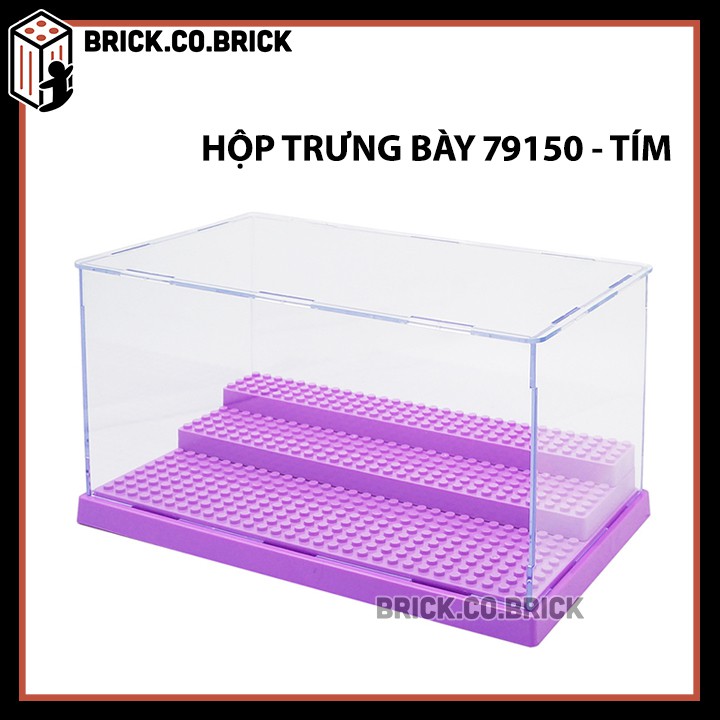 Display Box Hộp 3 Tầng Hộp Đựng Trưng Bày Lego Minifigures và Gundam Funko Pop Kính Mica Dày Loại 1