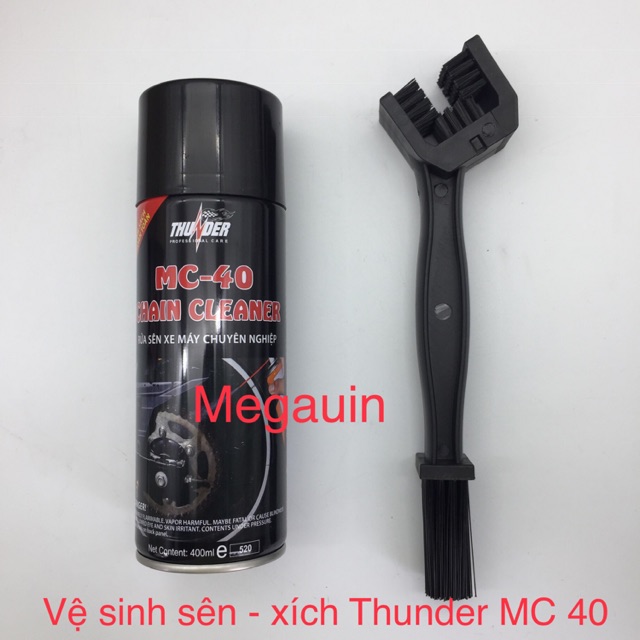 Vệ sinh sên xích Thunder 400ml MC40