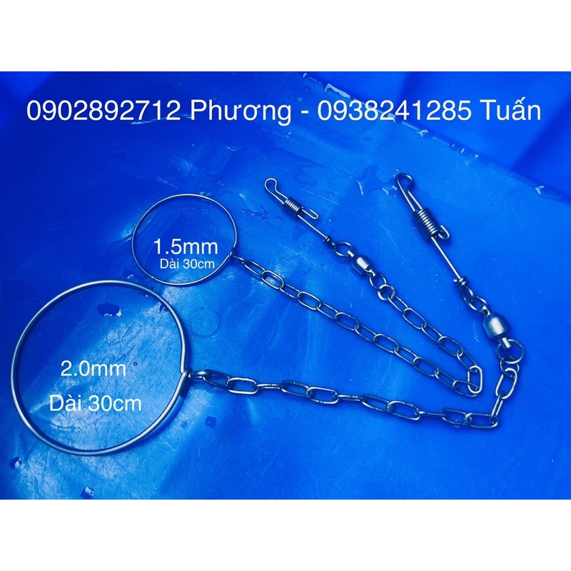 Xích chân cho vẹt xám và vẹt xích