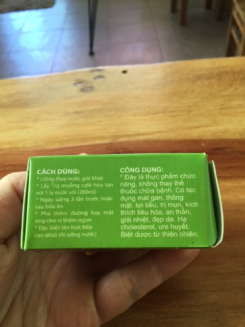 Cao mềm Atiso Vân Anh hộp 100g