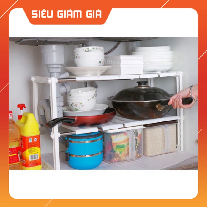 KỆ ĐỂ ĐỒ GẦM BẾP 2 TẦNG (BÁN BUÔN GIÁ RẺ NHẤT)