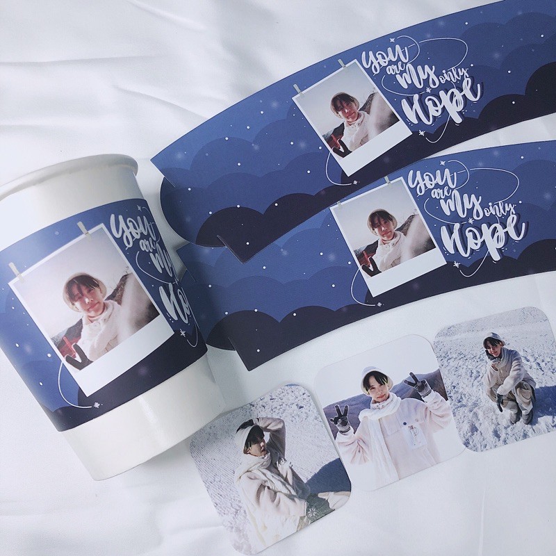 Bộ ảnh mừng sinh nhật J-HOPE nhóm BTS | Cupholder và Card vuông