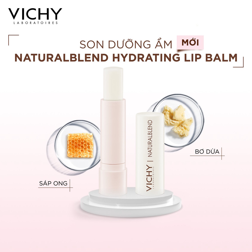 Son dưỡng ẩm không màu Vichy Naturallblend Hydrating Lip Balm 4.5g