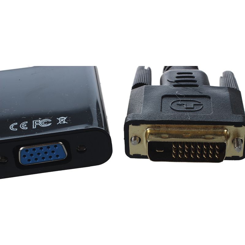 Bộ chuyển đổi cáp DVI-D 24 + 1 Pin sang VGA 15 Pin | BigBuy360 - bigbuy360.vn