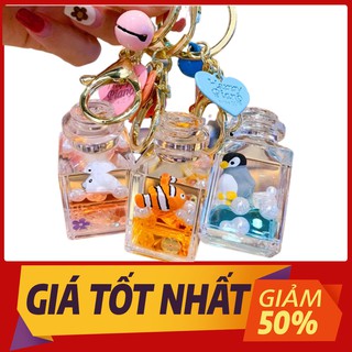 Móc khoá bình nước cute - nhựa cao cấp
