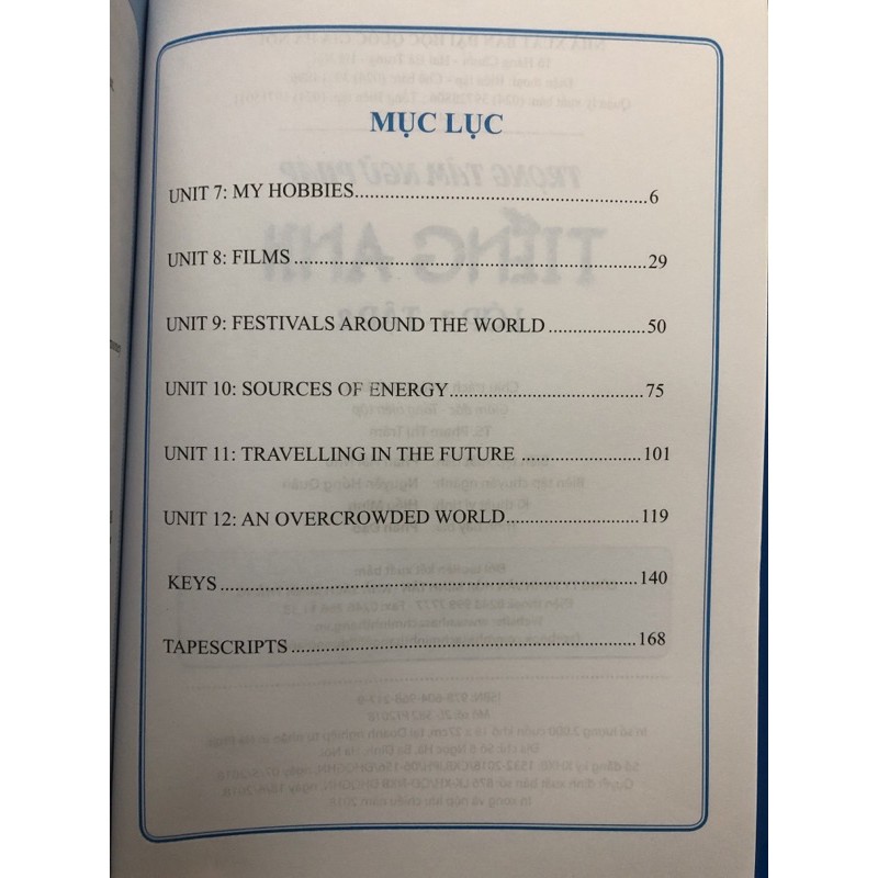 Sách - Trọng tâm ngữ pháp tiếng anh lớp 7 (Combo 2 tập)