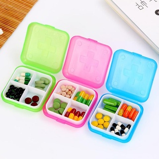 Vỉ đựng thuốc 4 ngăn - Hộp đựng bảo quản hiệu quả