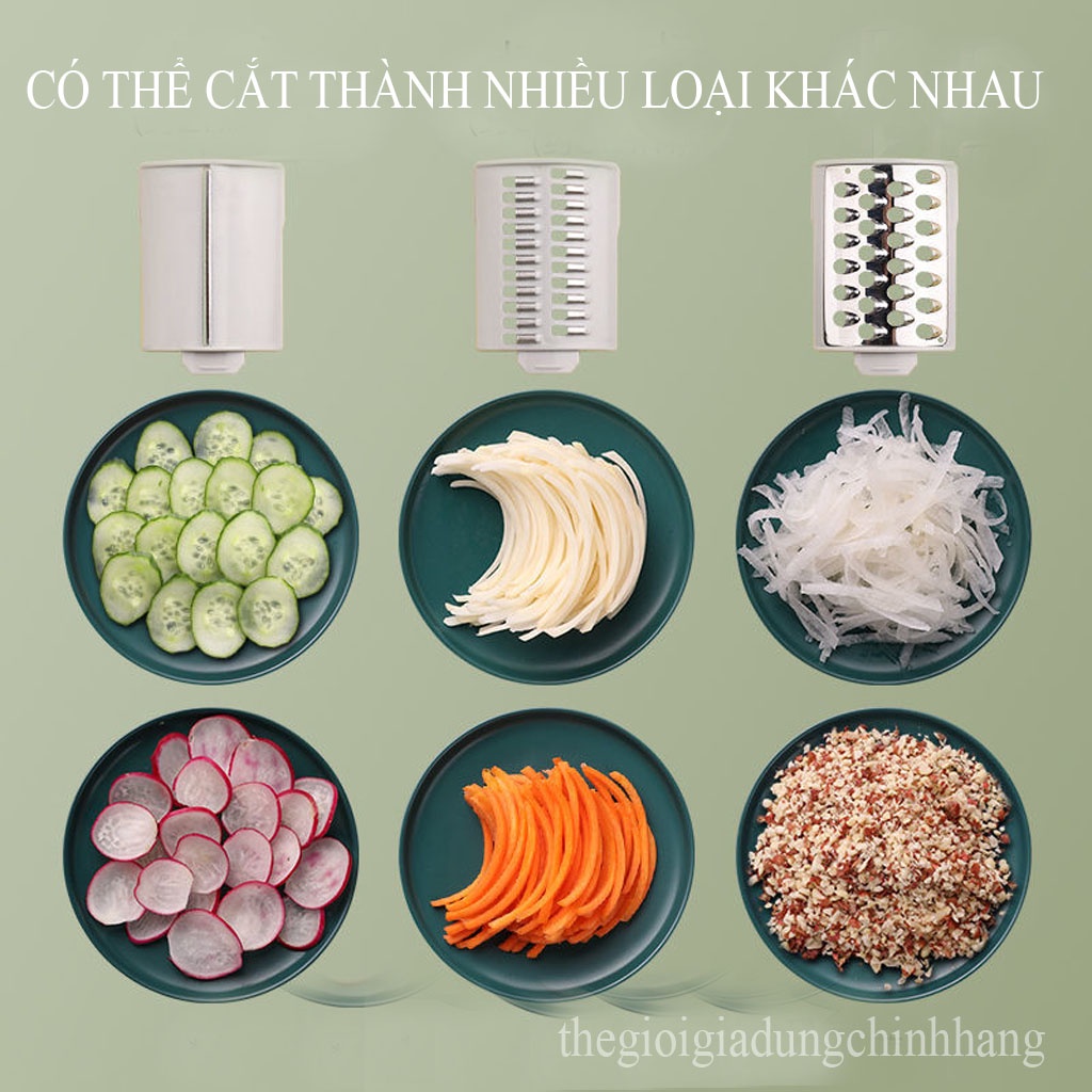 Máy cắt, gọt, nạo rau củ quả tiện lợi, máy bào sợi cao cấp
