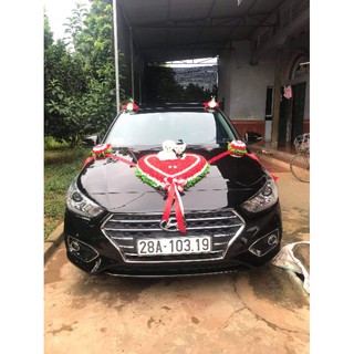 Hoa giả xe cưới, Hoa trang trí xe cưới