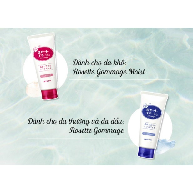 Tẩy Tế Bào Chết AHA Rosette Peeling Gel Loại Bỏ Da Chết Duy Trì Độ Ẩm Cho Da Tuýp 120g