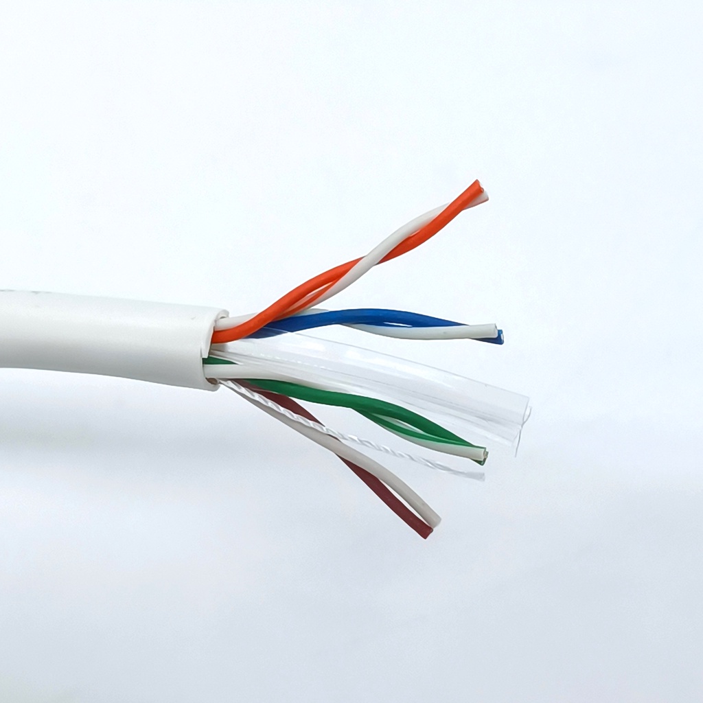 Cuộn 305m dây mạng SL cat6 CCA - UTP màu trắng - Hàng Chính Hãng