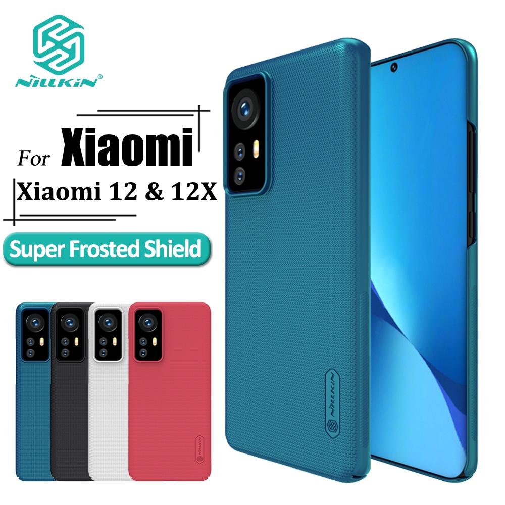 Ốp điện thoại NILLKIN PC cứng nhám chống sốc chống bám dấu vân tay thích hợp cho Xiaomi 12/ 12X/ 12S