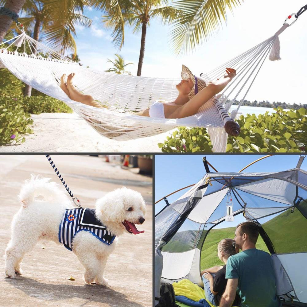 Móc khóa chữ D 25KN bằng hợp kim nhôm an toàn tiện dụng cho hoạt động ngoài trời