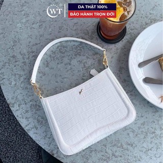 Túi Xách Nữ Có Quai Đeo Da Bò Cao Cấp Màu Đen, Màu Trắng, Màu Đỏ WT Leather 050350002, 050350009, 050350003