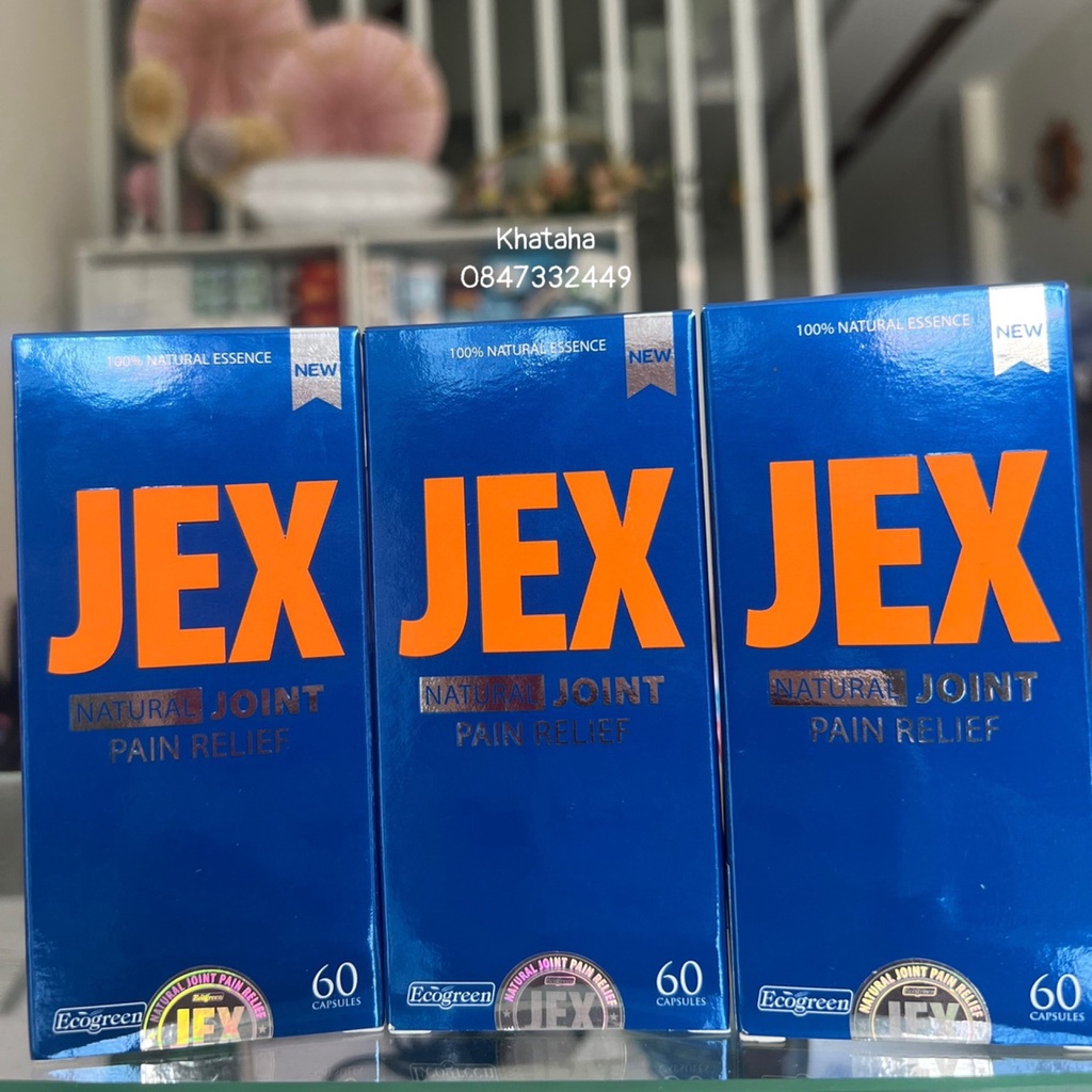 Jex natural joint pain relief  - Viên uống bổ khớp [Jex max, glucosamine)