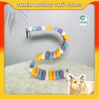 Cầu thang gỗ uốn cho Hamster