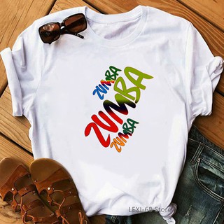 Zumba thể dục áo thun nữ khiêu vũ người yêu thể thao thể thao Áo thun nữ hip hop áo mùa hè áo đồ họa tee nữ áo thun