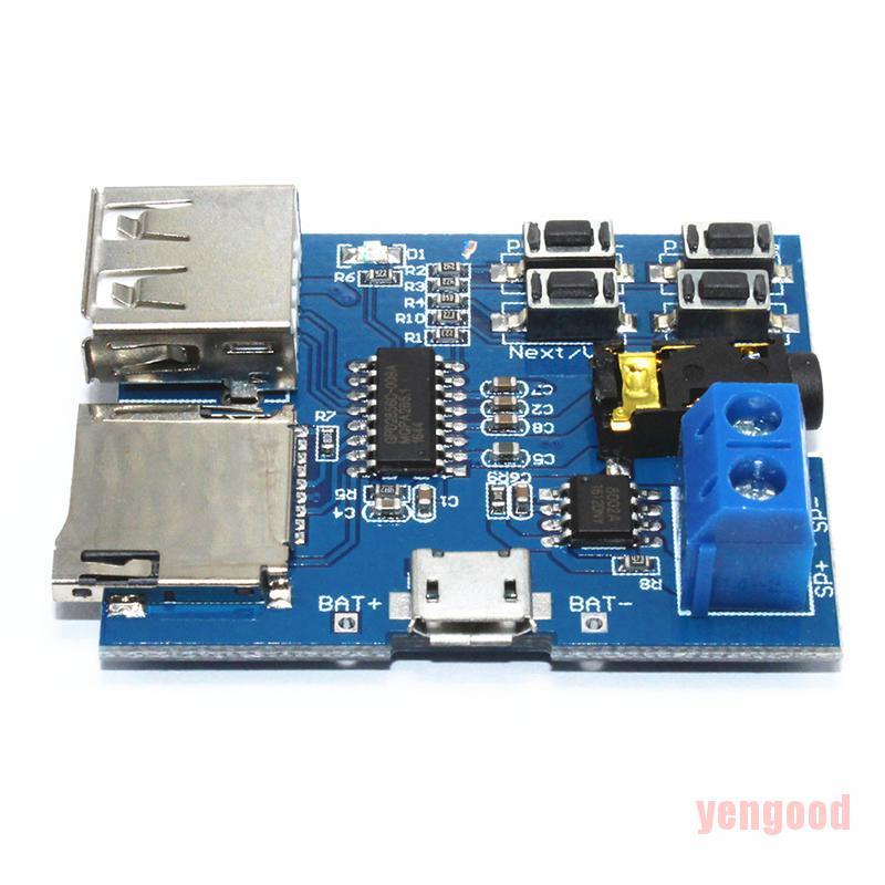 Máy Khuếch Đại Thẻ Nhớ Tf 5v 3w Mp3 Micro Usb Chất Lượng Cao