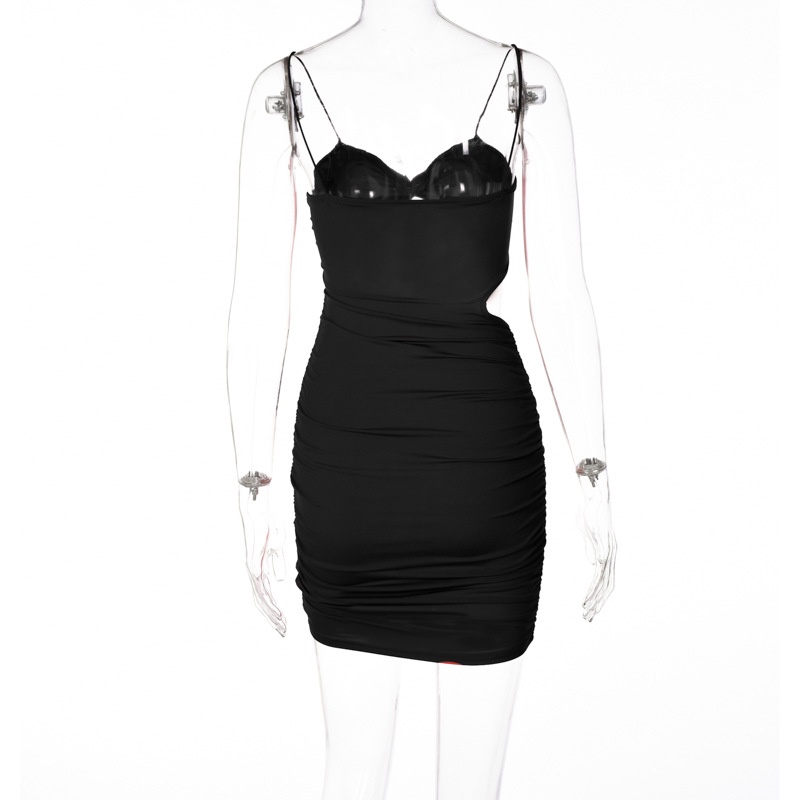 DUNEA Đầm Hai Dây Hở Lưng Gợi Cảm Cho Nữ