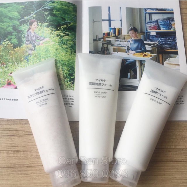 Sữa rửa mặt Muji Face Soap