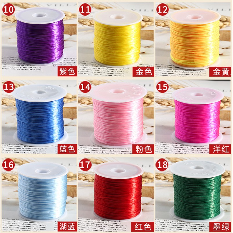 Cuộn Dây 60m Co Giãn Để Làm Vòng Tay, Vòng cổ