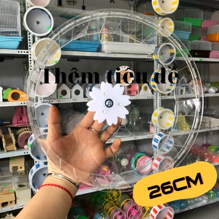 Wheel hamster trong suốt lắp ráp
