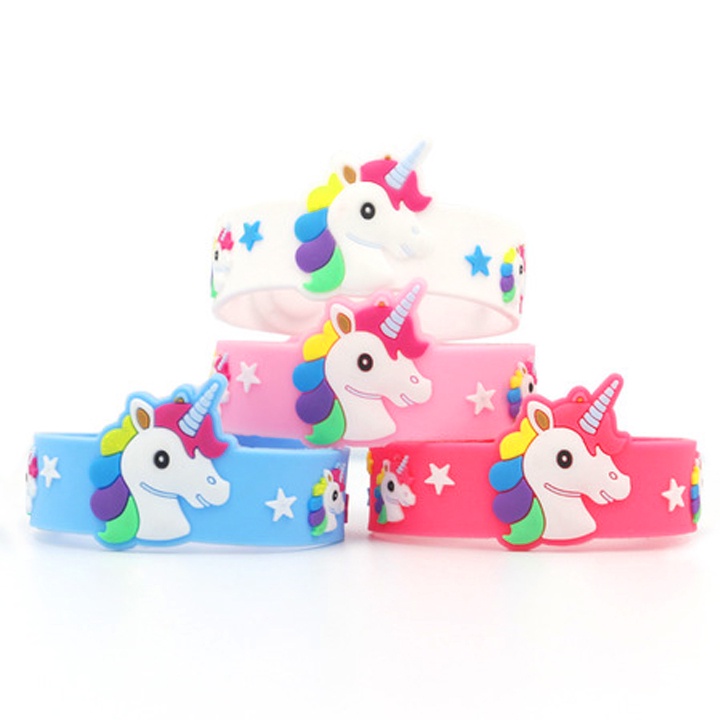 Vòng tay Unicorn hottrend cho bé gái bằng nhựa mềm đủ màu sắc Baby-S – SJ045