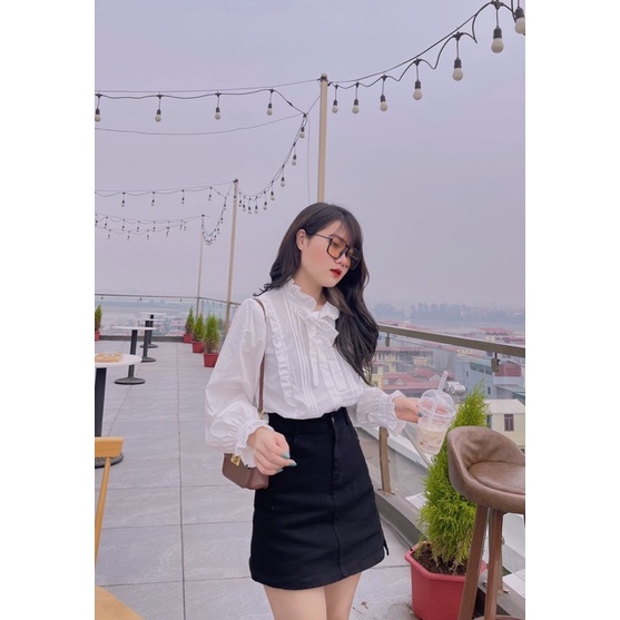 Áo sơmi buộc nơ