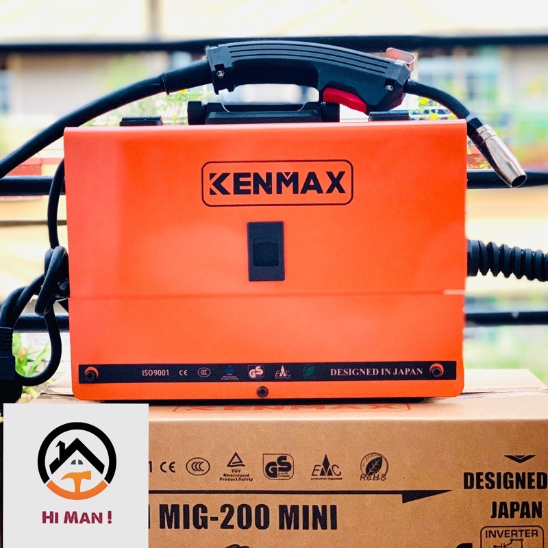 Máy hàn MIG Mini 200 Kenmax đa năng- Tặng cuộn dây hàn MiG 1kg