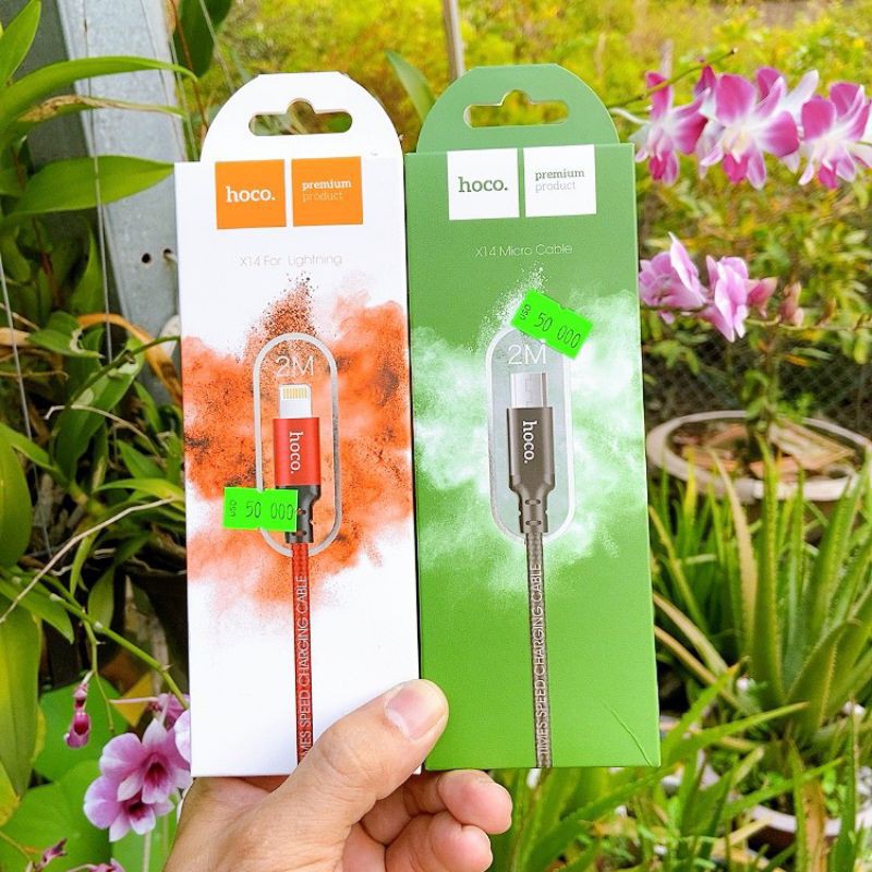cáp sạc dây dù đầu Micro/Lightning