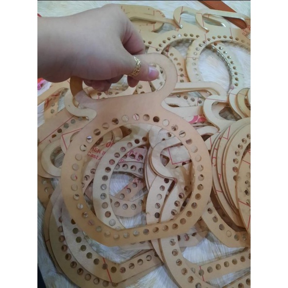 Quai xách meca túi hoa hồng