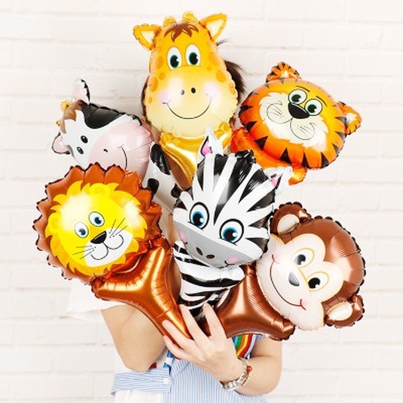 Bong Bóng Hình Động Vật Hoạt Hình Dễ Thương 14 Inch Dành Cho Trẻ Em