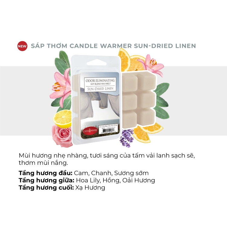 Sáp thơm Candle Warmer từ Yankee Candle - Sun-Dried Linen