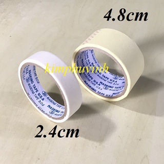 01 cuộn - băng keo giấy 2p4, 4p8 - băng giấy 2p4, 4p8