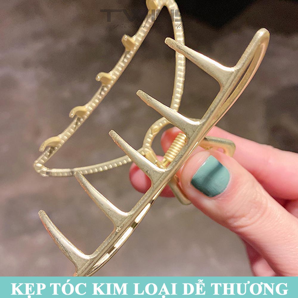 Kẹp tóc kim loại nhiều hình SK112 sang trọng, dễ thương, xinh đẹp phong cách Hàn Quốc làm phụ kiện tóc cho nữ