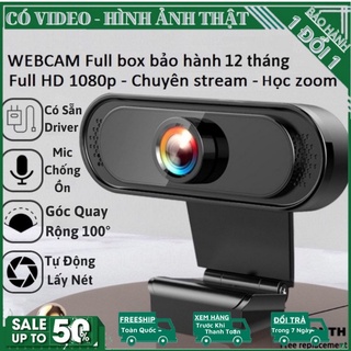 Webcam máy tính có mic full hd 1080p chống ngược sáng siêu nét cho pc laptop – webcam livestream Bảo Hành 1 Năm 1 Đổi 1