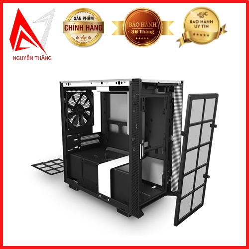 Vỏ case máy tính NZXT H210 MATTE WHITE ( Mini Tower ) ( Black / White / Red ) NEW