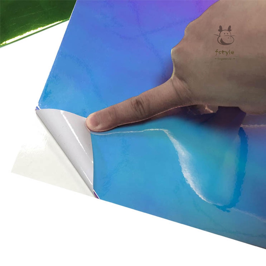Bộ 2 Tấm Phim Dán Vinyl 30.5x30.5cm/12x12In 7 Màu Tương Thích Với 2 Tấm Đề Can Hình Dấu Hiệu Cameo