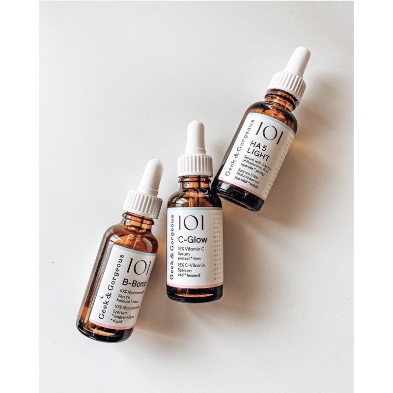 Bộ Sản phẩm sữa rửa mặt, serum, toner Geek & Gorgeous | BigBuy360 - bigbuy360.vn