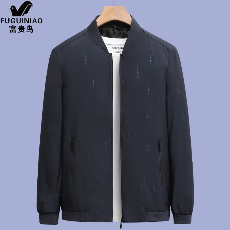 Áo khoác dáng rộng phong cách mùa xuân và mùa thu dành cho quý ông trung niên