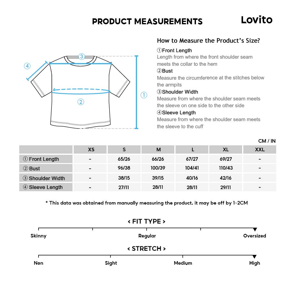 Áo thun Lovito cổ tròn tay ngắn oversize in hình trái tim phong cách hằng ngày L18D122 (Màu đen)