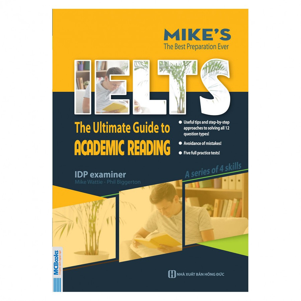 Sách - Combo Trọn Bộ 4 Cuốn Academic Ielts Mike