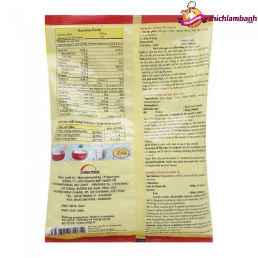 Bột bánh bò Mikko 460 gr